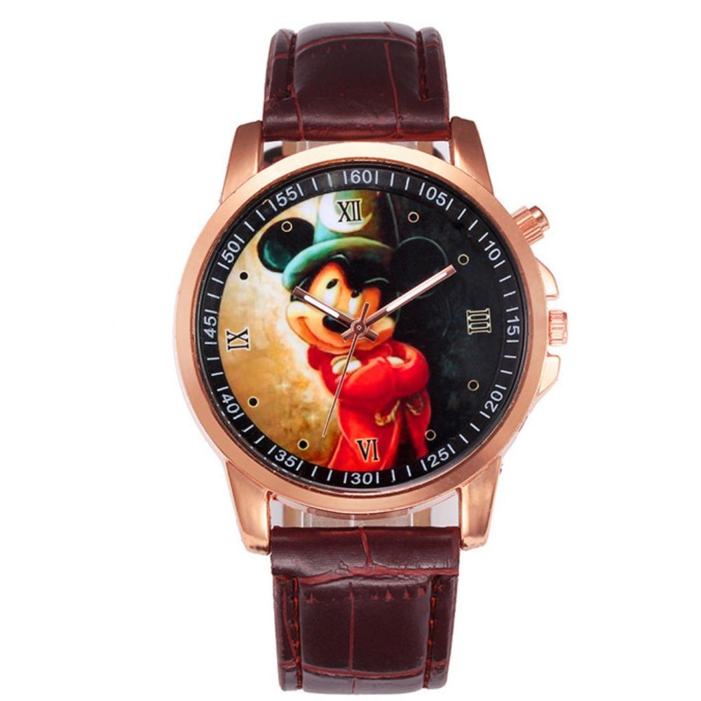 Mickey Sorcerer's Apprentice PU Watch NWT